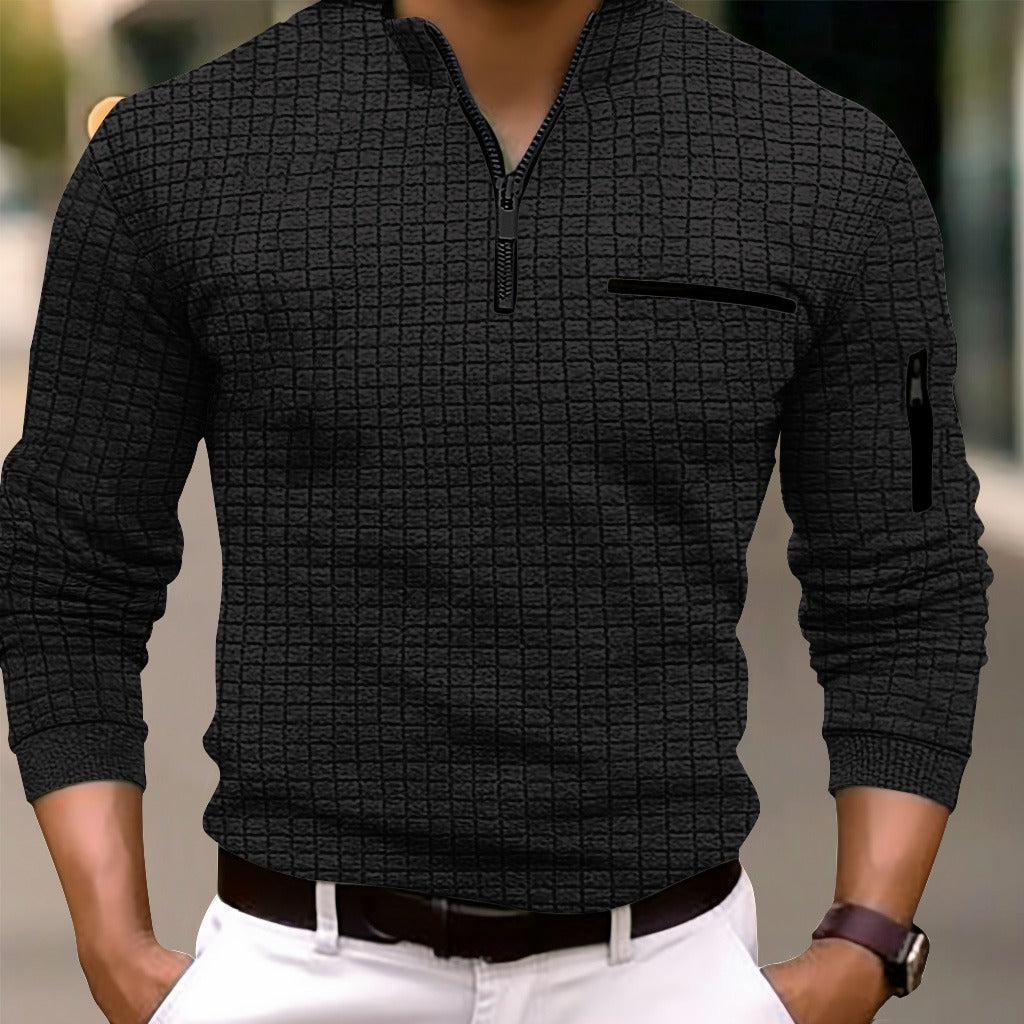 Drune | Legere zip-Pullover Herren