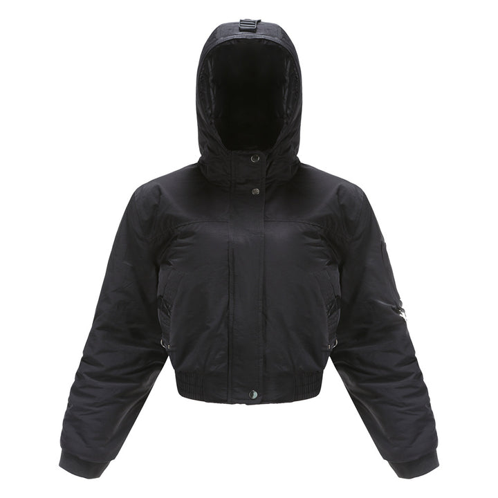 Damen modische kurz geschnittene Winterjacke Drune