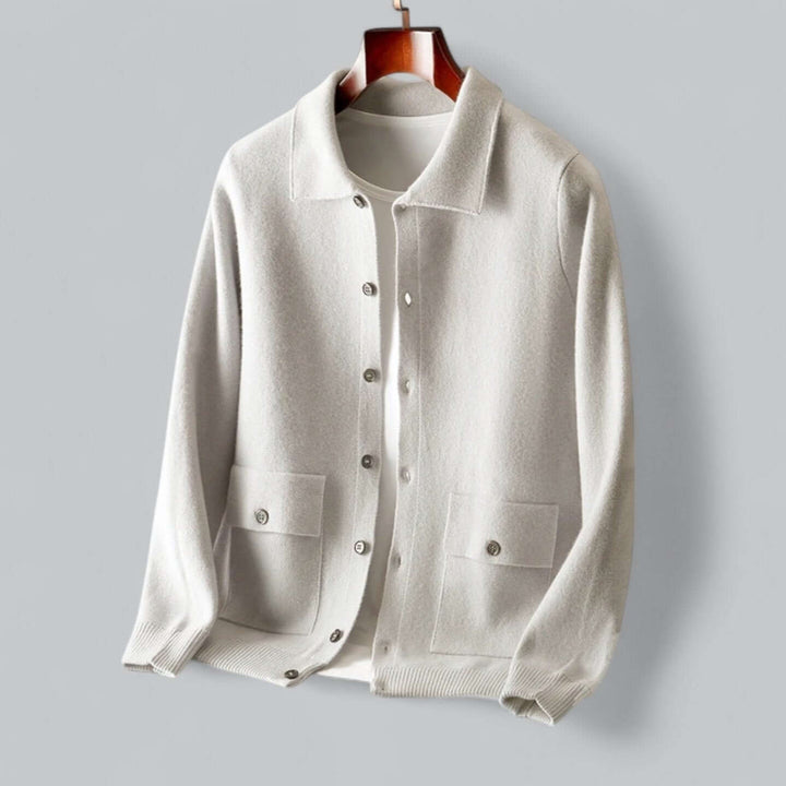 Drune | Herren Kaschmir-Mischung Cardigan Jacke