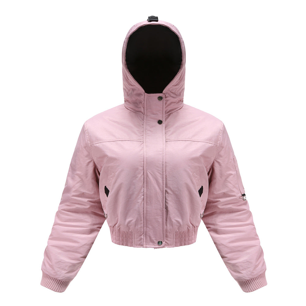 Damen modische kurz geschnittene Winterjacke Drune