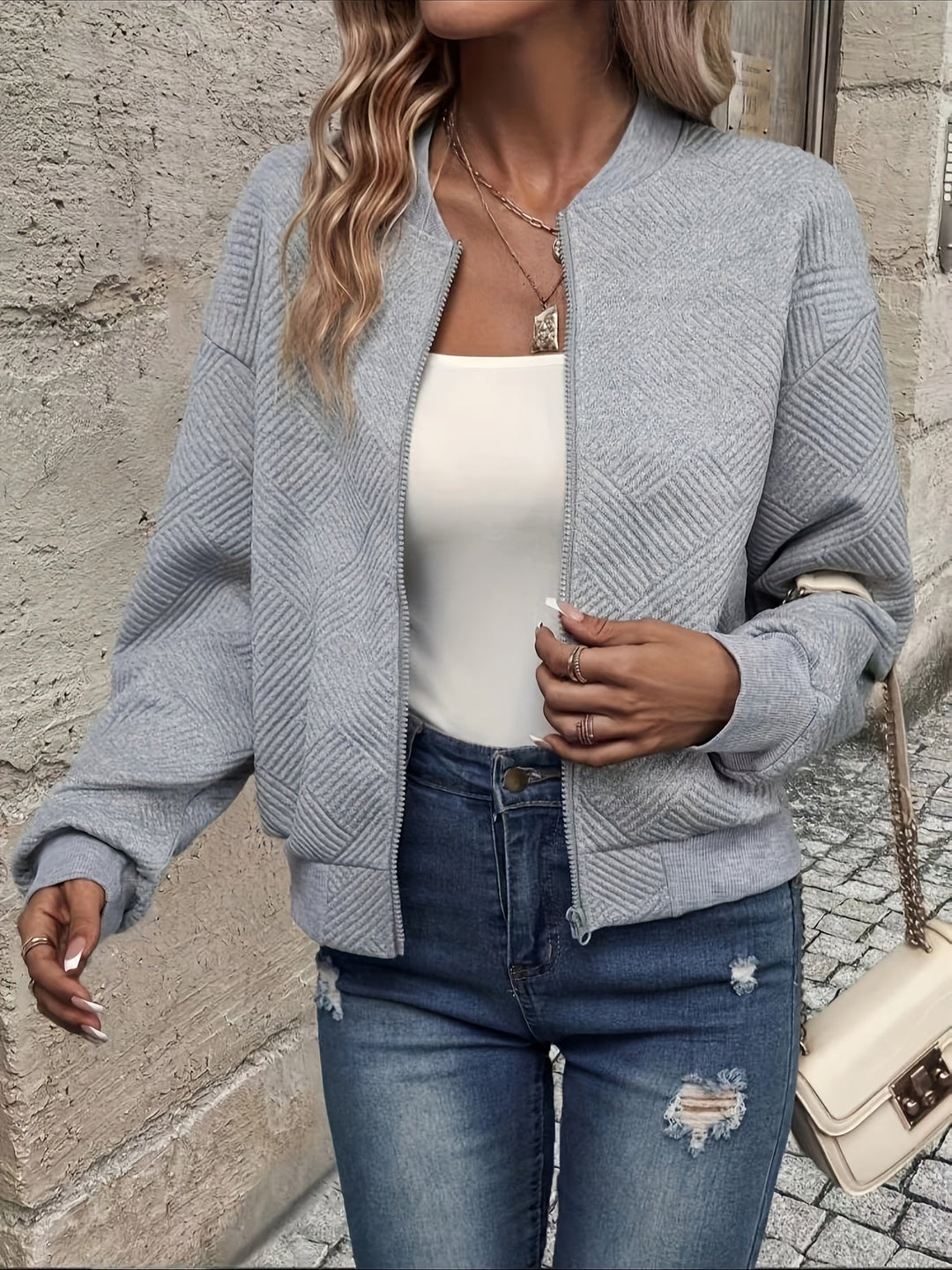 Drune | Stilvolle Damen Zip-Up Jacke