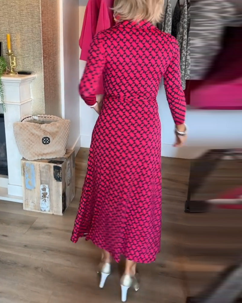 Drune | Maxikleid mit V-Ausschnitt