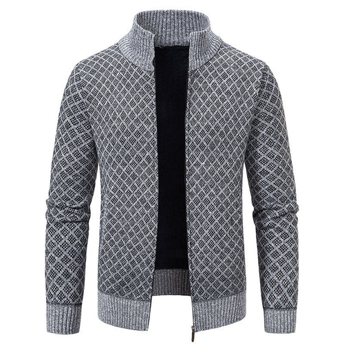 Drune | Lässige karierte Jacke mit hohem Kragen für Männer