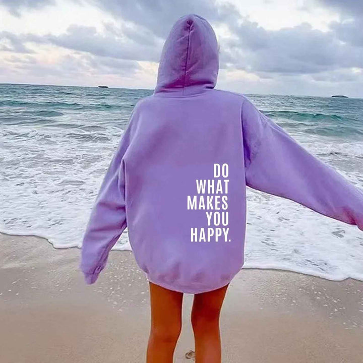 Drune - Damen Hoodie - Lässiger Streetstyle mit Schriftzug