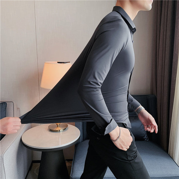 Drune | Stretch/knitterfreie Hemd
