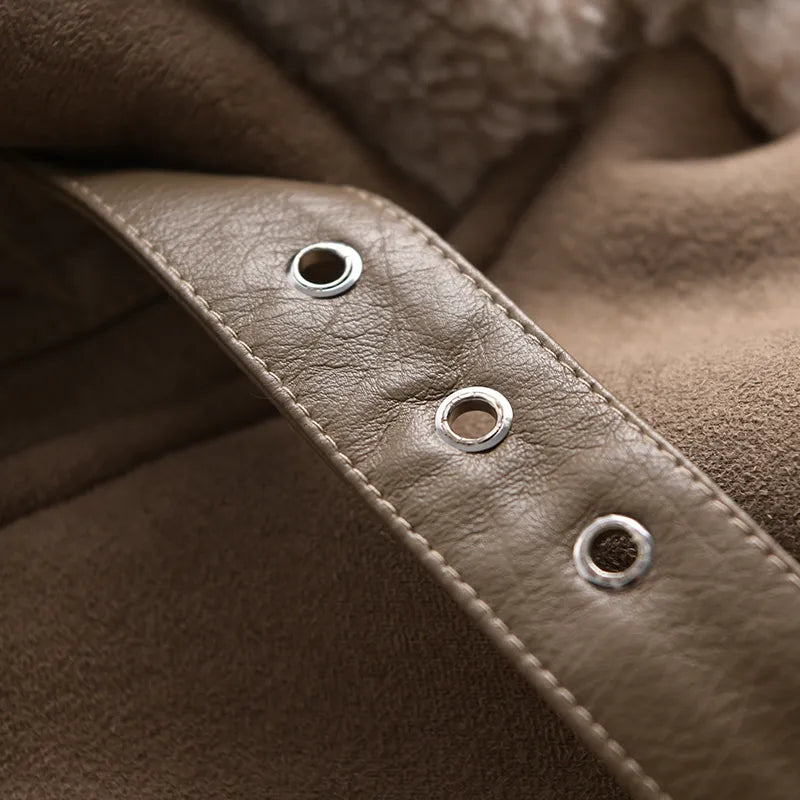 Drune | Wildleder Winterjacke Warm & Stilvoll