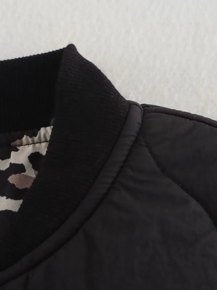 Drune | Jacke mit Leopardenfutter für Damen