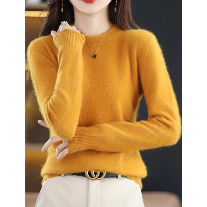 Drune | Kaschmir Pullover Damen Luxuriöser Rundhalsausschnitt, Weich & Modisch