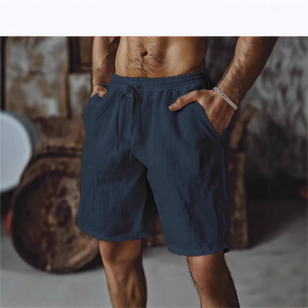 Drune | Herren-Schnürshorts aus Baumwolle
