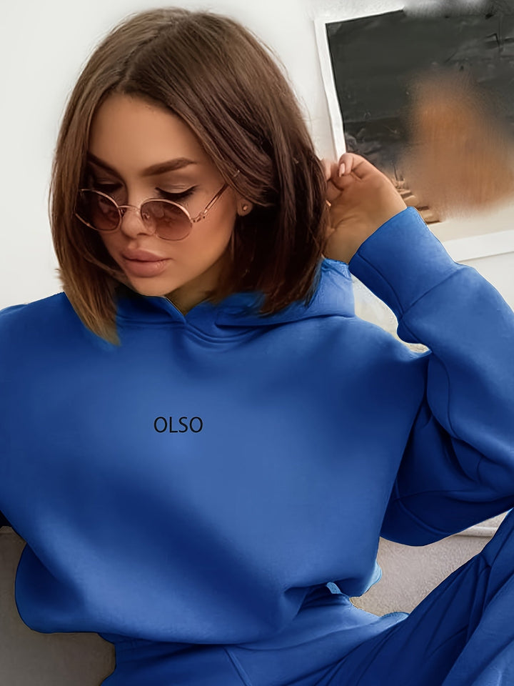 Drune | Damen Freizeit Kapuzenpullover und Jogginghosen