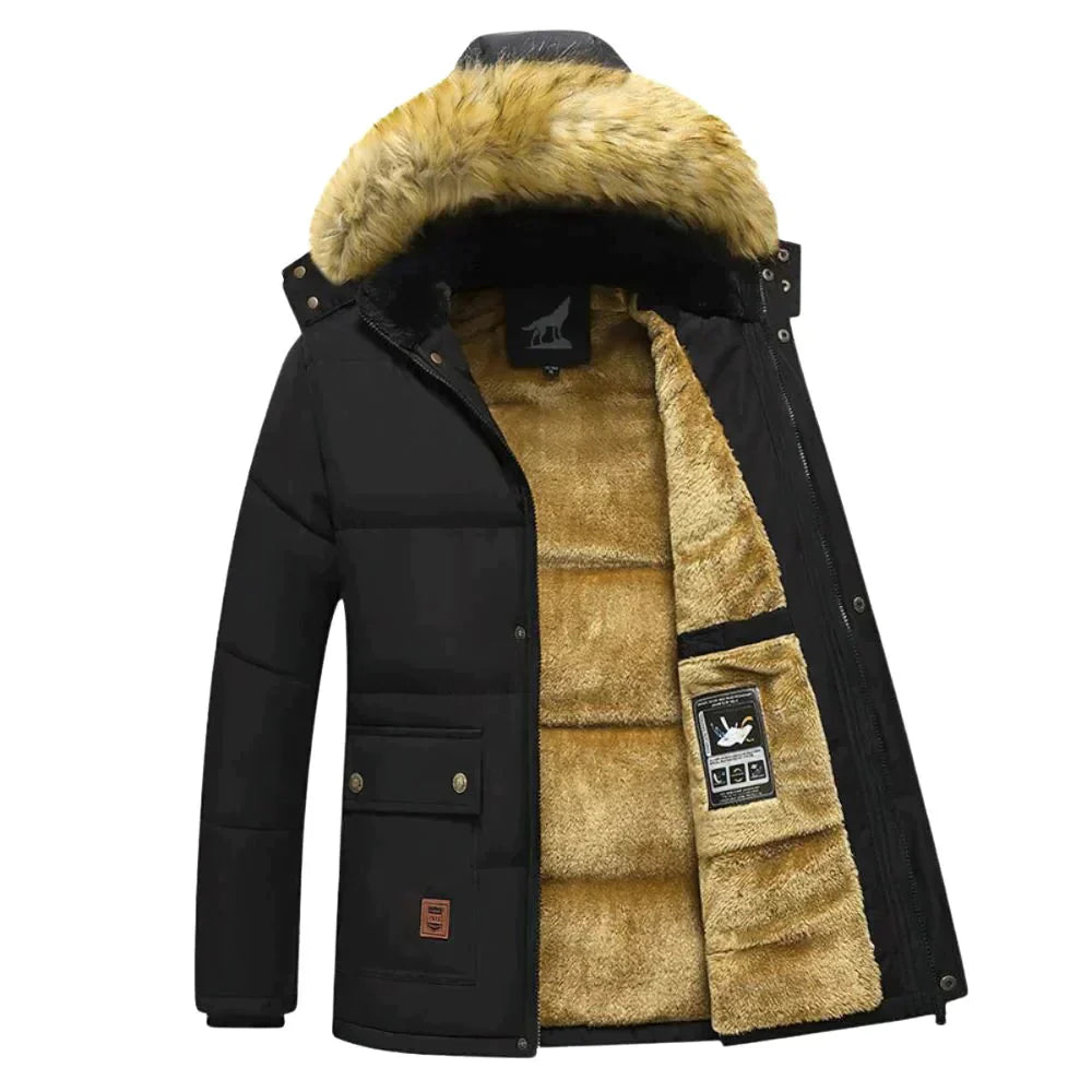 Drune | Herren Kapuzen Winterjacke