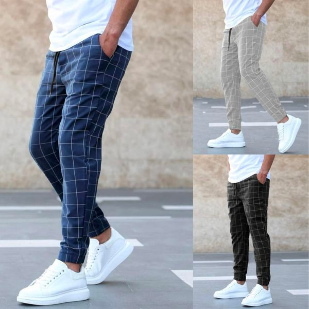 Drune | Elegante Gitter-Elite-Hosen