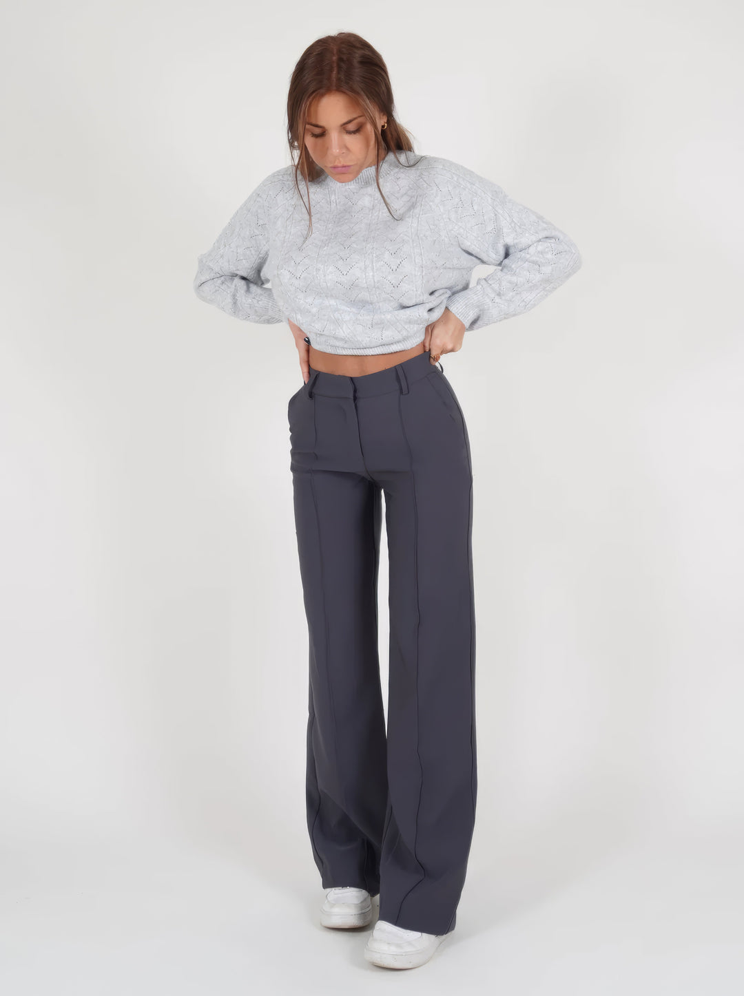Drune | Zeitlose Klassische High Waist Hose