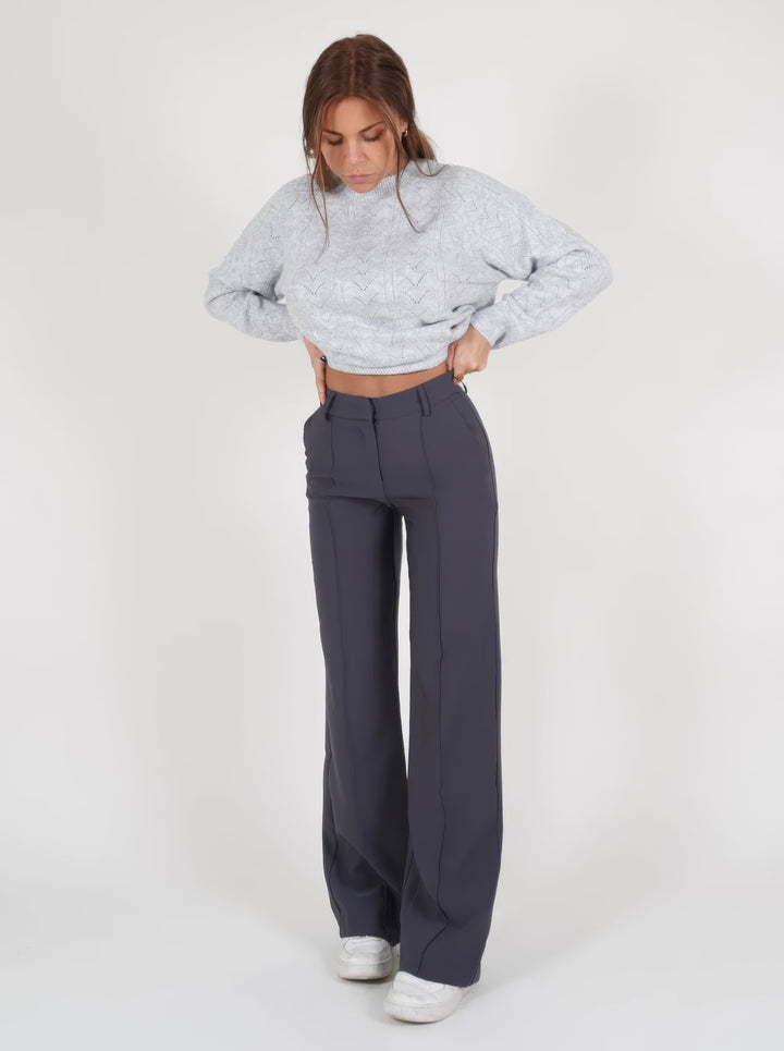 Drune | Zeitlose Klassische High Waist Hose