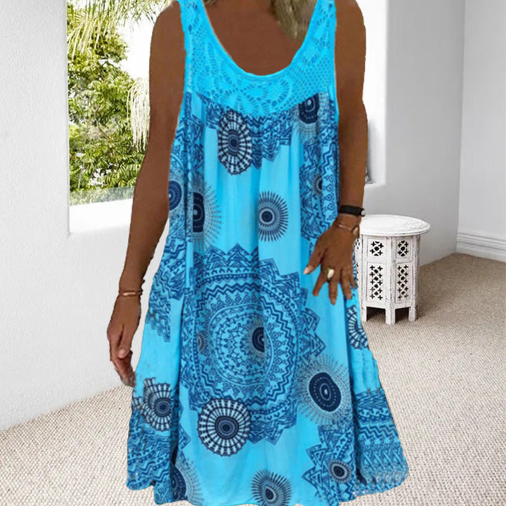Drune | Ärmelloses Plus Size Sommerkleid
