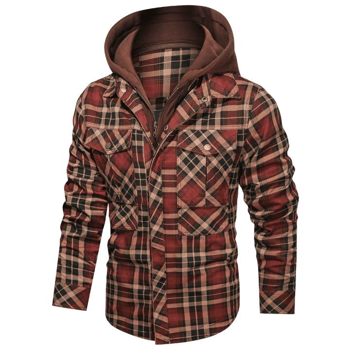 Drune | Karojacke Mit Zeitlosem Muster