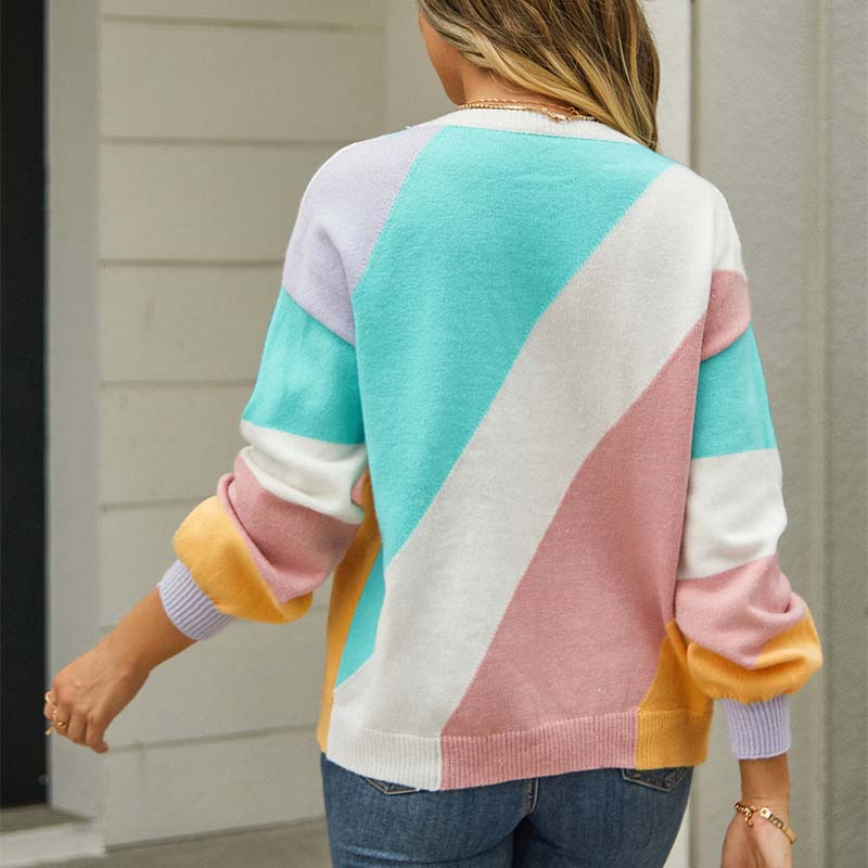 Drune | Farbblock Pullover