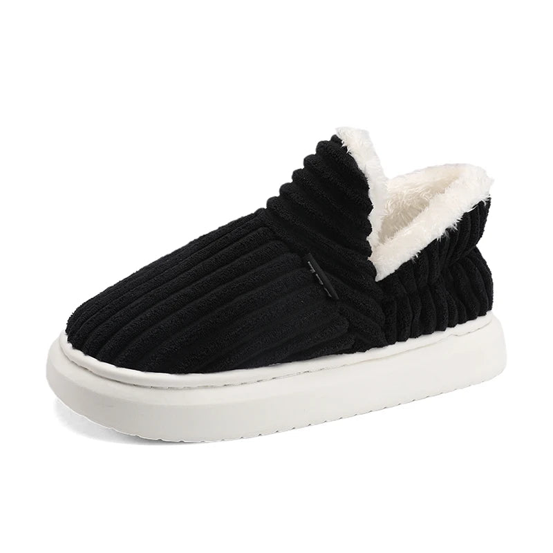 Drune | Slipper - Orthopädische Unterstützung - Flauschige Cozy Sohle - Weiche Velours-Optik