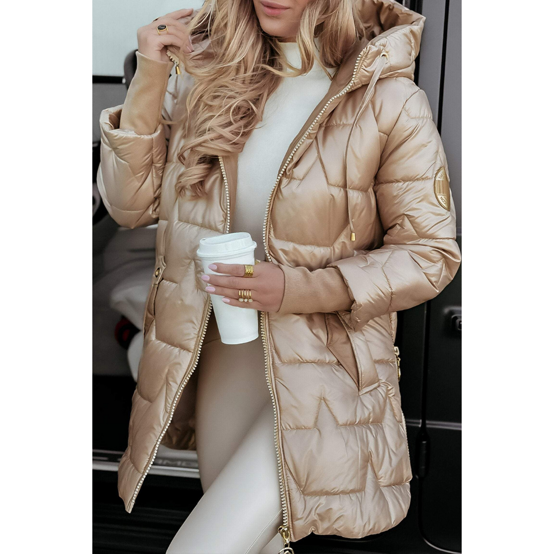 Drune | Pufferjacke Damen mit Kapuze