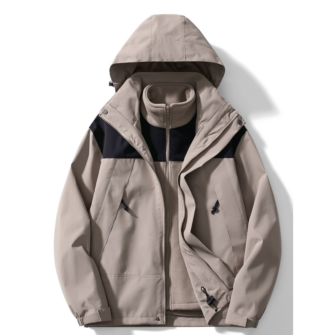 Drune | Winterjacke 3-in-1 - Fleece & Mit Kapuze