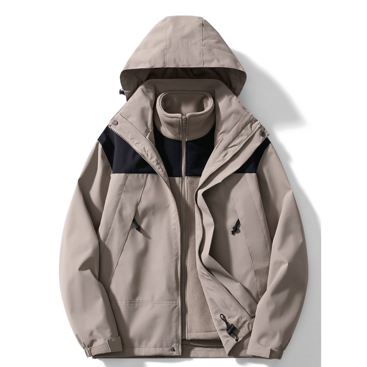 Drune | Winterjacke 3-in-1 - Fleece & Mit Kapuze