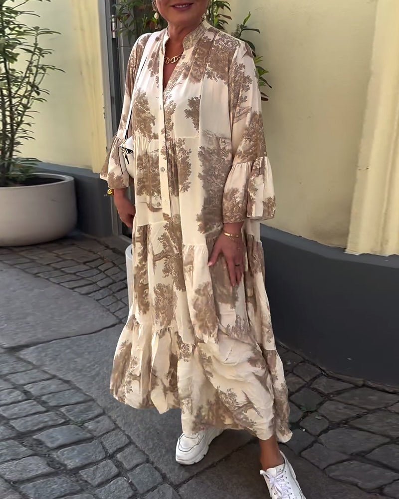 Drune | Lange Elegante Fließkleid