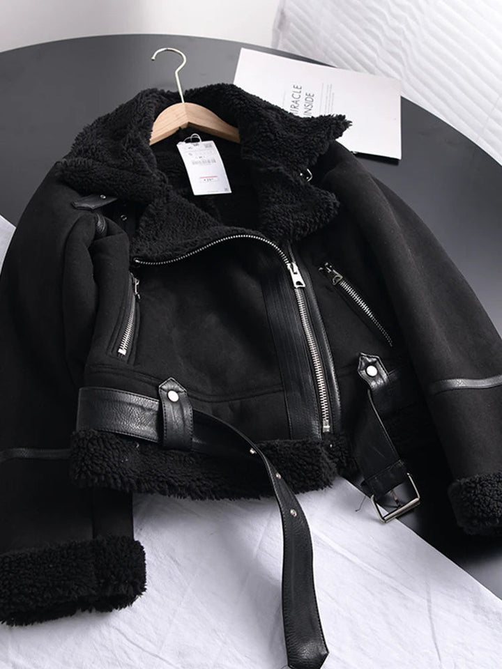 Drune | Wildleder Winterjacke - Warm & Stilvoll