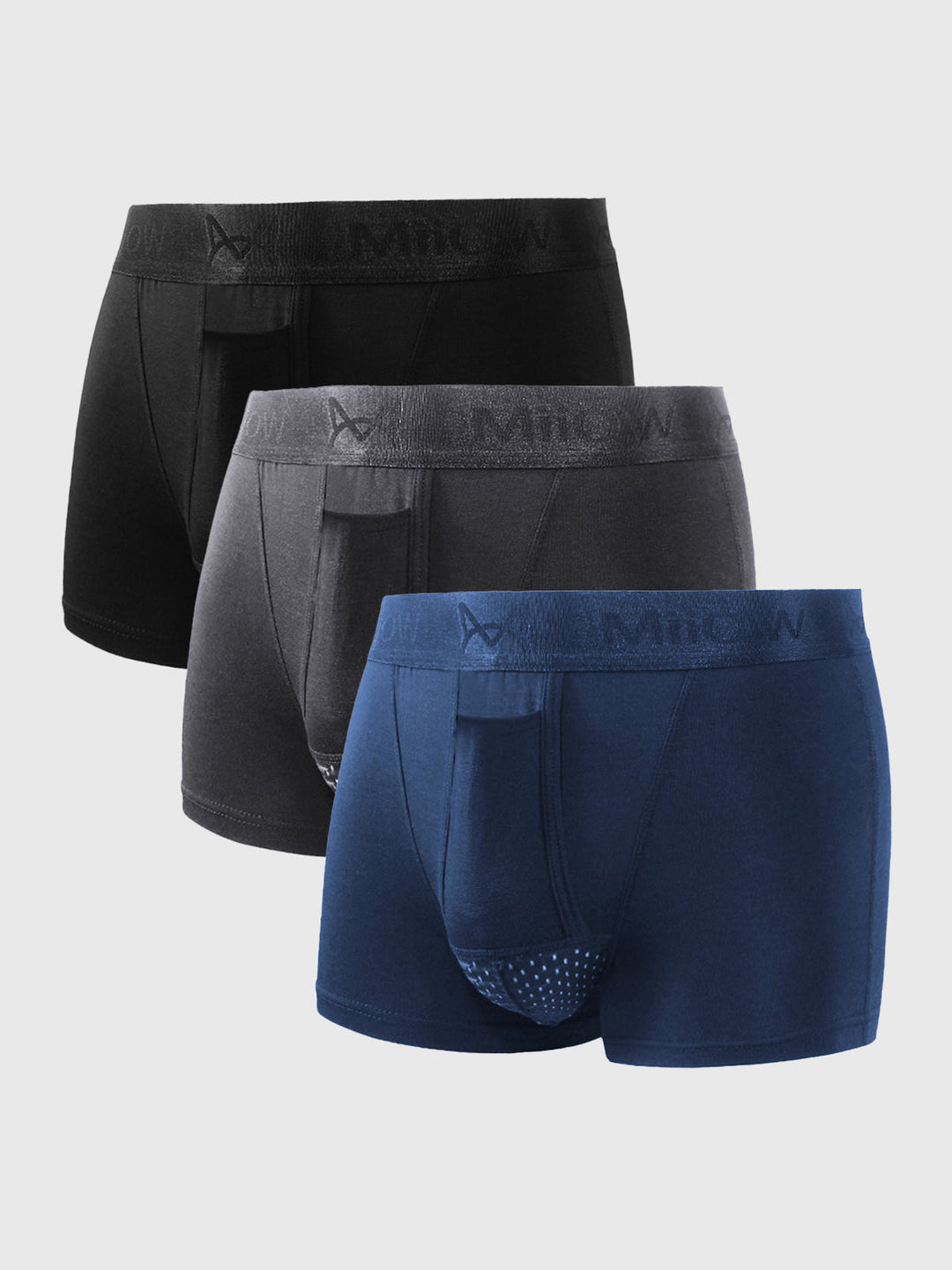Drune | Bequeme Herrenboxershorts (3er Pack) Weich & Atmungsaktiv