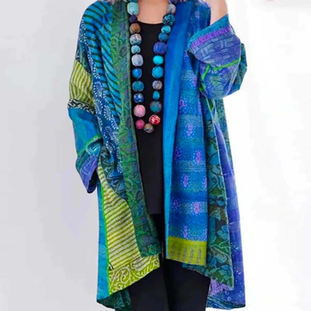 Drune | Herbstjacke mit Buntem Muster - Maravilla