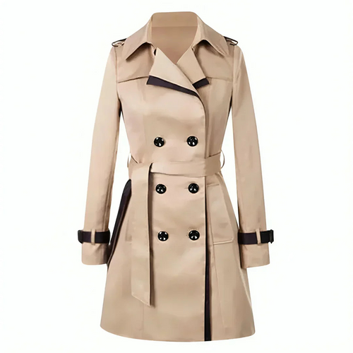 Drune | Langer Trench-Mantel Locker für Frauen Stilvoll