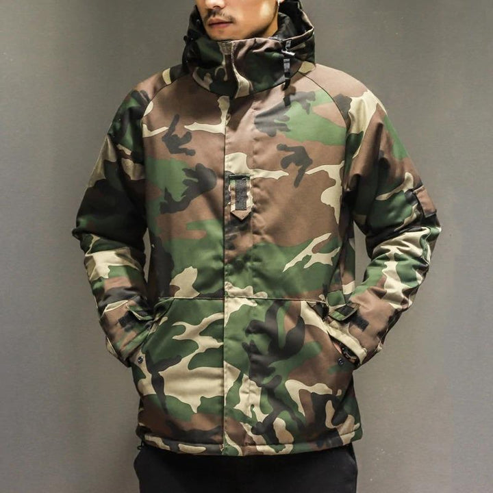 Drune | Moderne Camouflagejacke Mit Kapuze