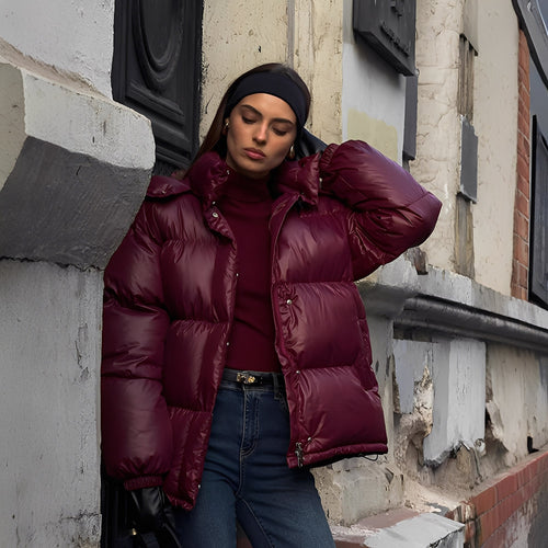 Drune | Damen-Winterjacke mit abnehmbarer Kapuze