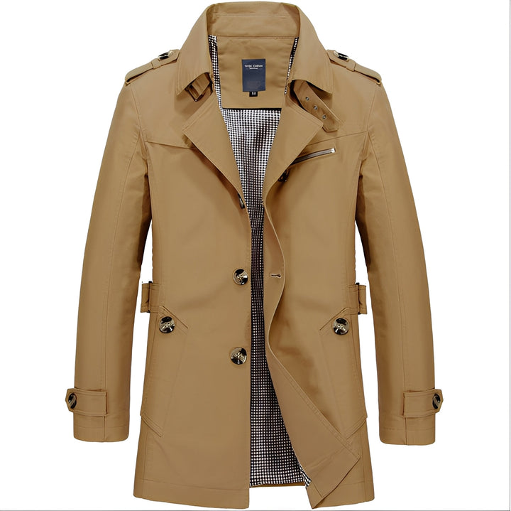Drune | Eleganter Windbreaker Trenchcoat für Männer