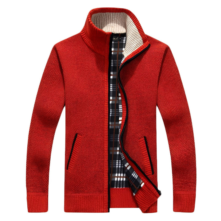 Drune | Stylischer Cardigan mit weichem Fleece-Futter für Männer