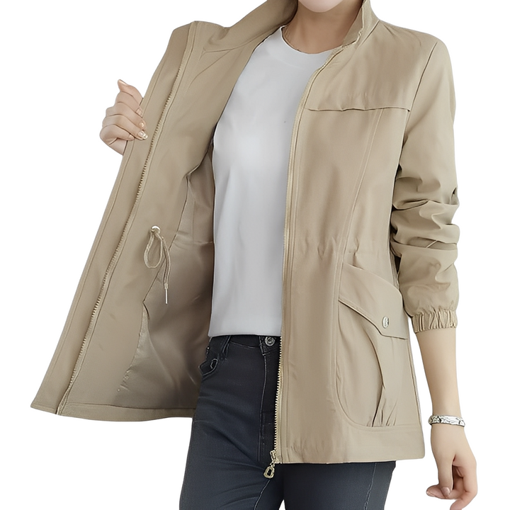 Drune | Trendige Damenjacke mit verstellbarer Taille