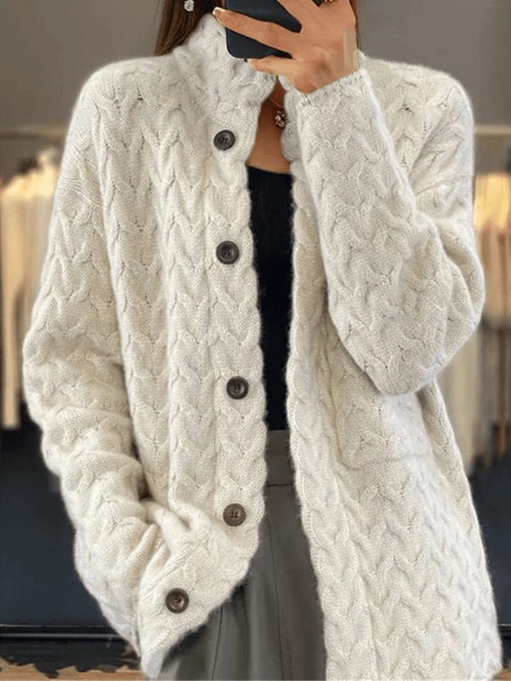 Drune | Leichter Strick Cardigan Für Einen Entspannten Alltagsstil Für Frauen