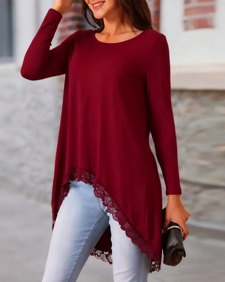Drune | Langärmliges Oberteil mit Mesh Patchwork