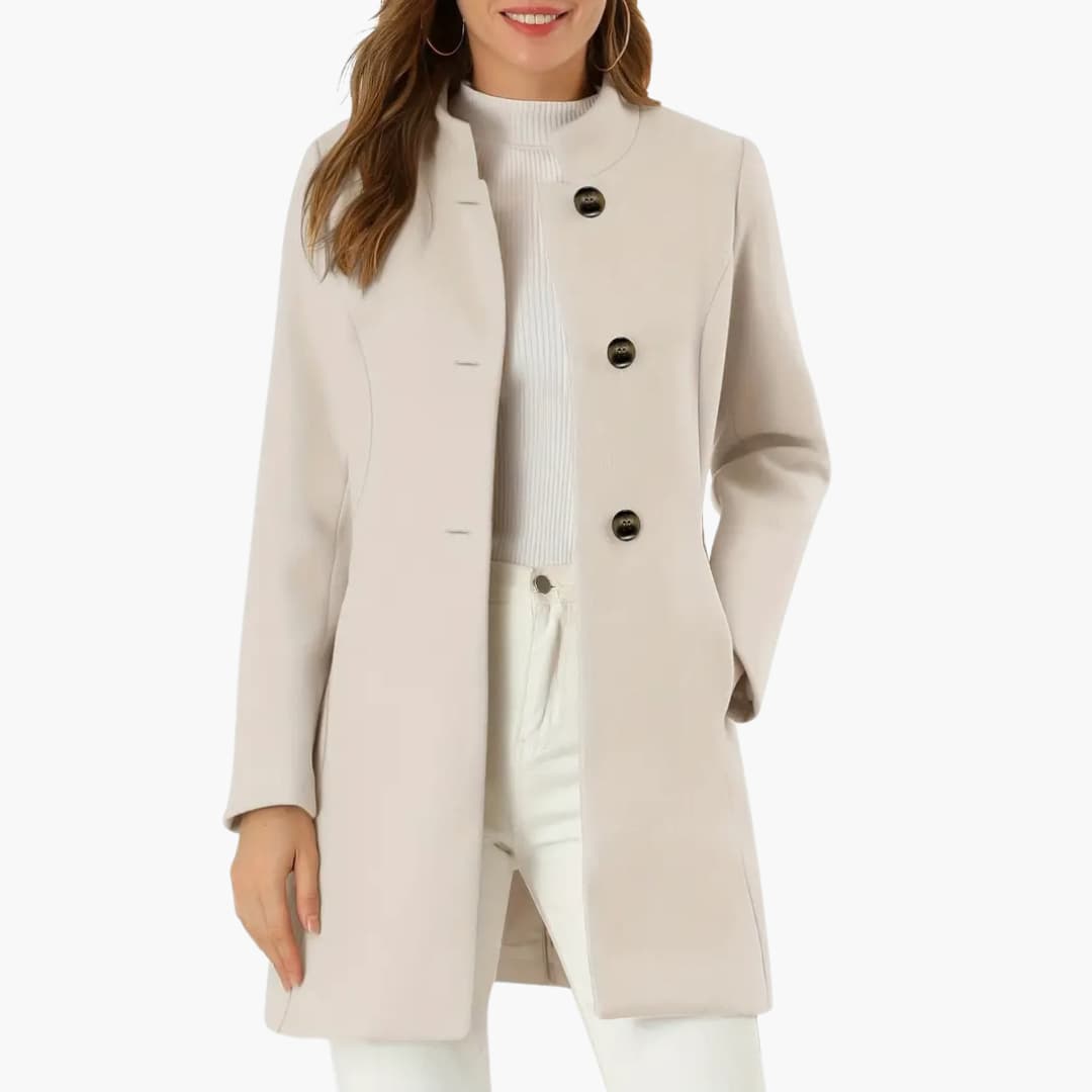 Drune | Eleganter Slim Fit-Mantel für Damen