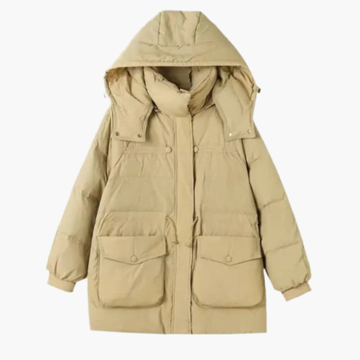 Drune | Trendige Isolationsjacke mit Kapuze für Damen