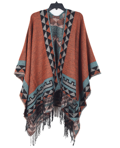 Drune | Gestrickter Poncho - Stilvoll & Warm