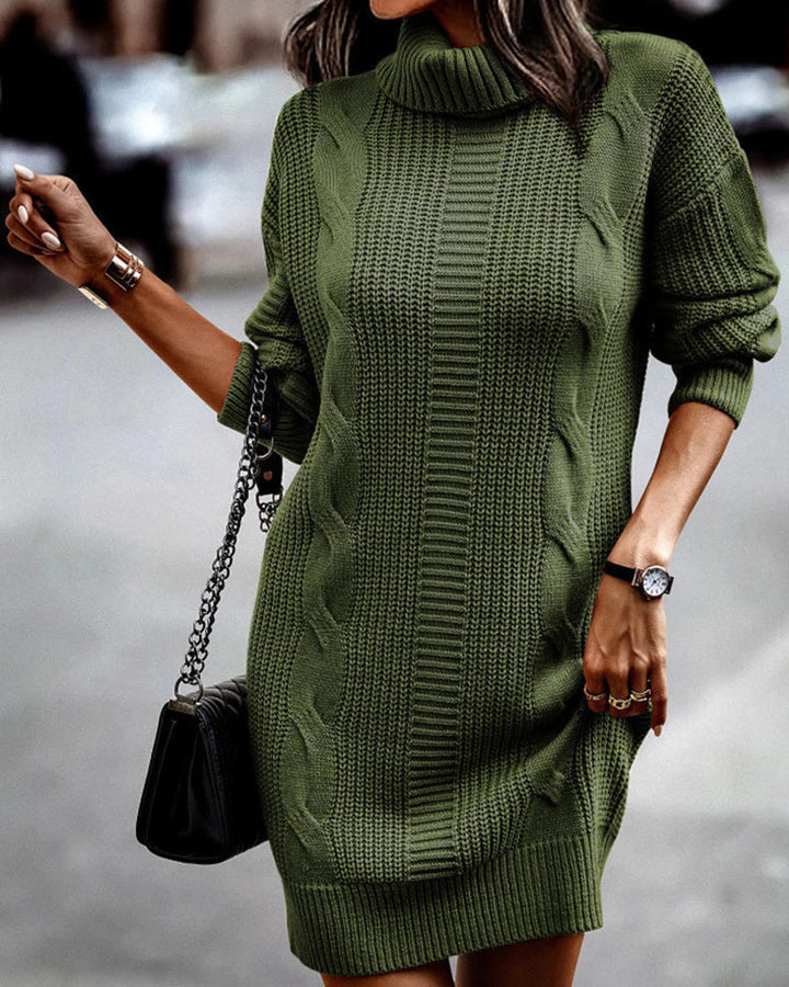 Drune | Schicke Herbst Strickkleid für Frauen
