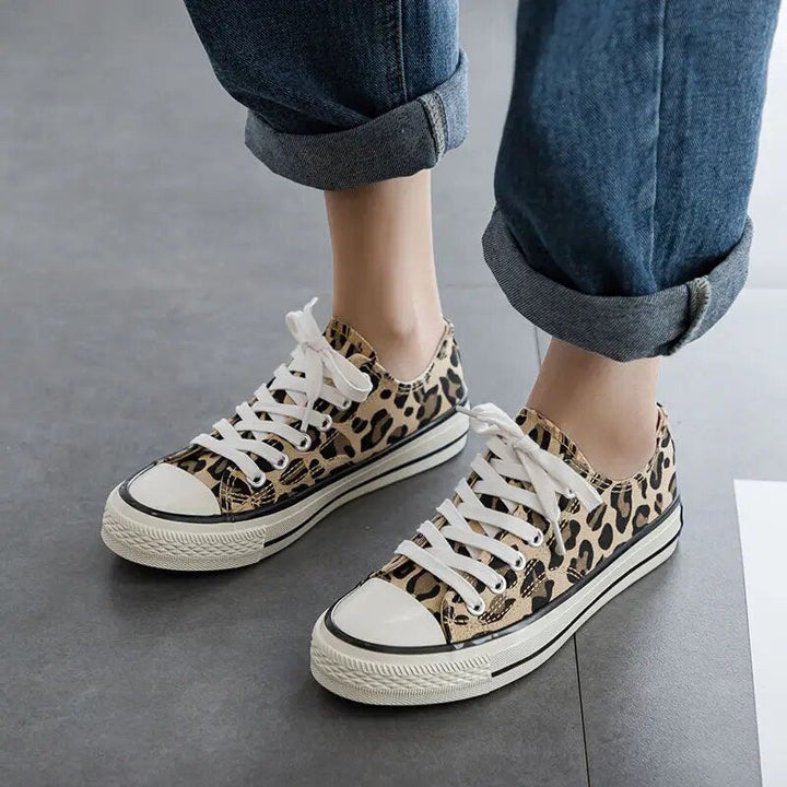 Drune | Leopard Turnschuhe