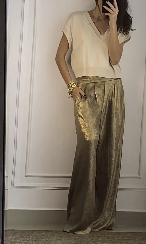 Damen Top- und Hosen-Set mit Bequemem Schnitt & Stylischem Design | Drune