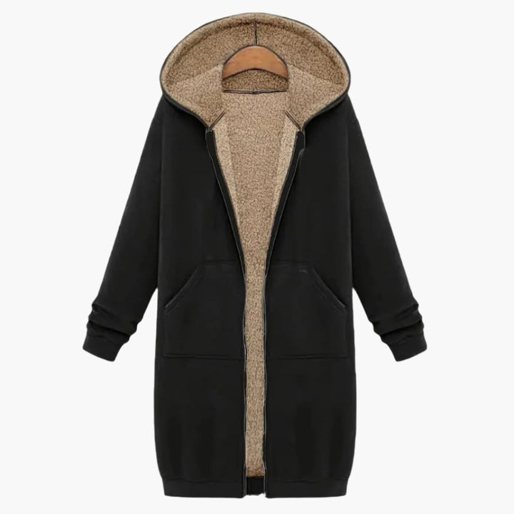 Drune | Stilvolle Fleecejacke mit Kapuze für Damen
