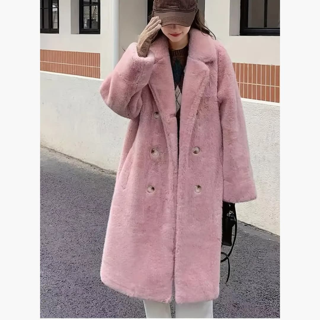 Drune | Stilvoller Wintermantel mit Knopfdetails für Damen