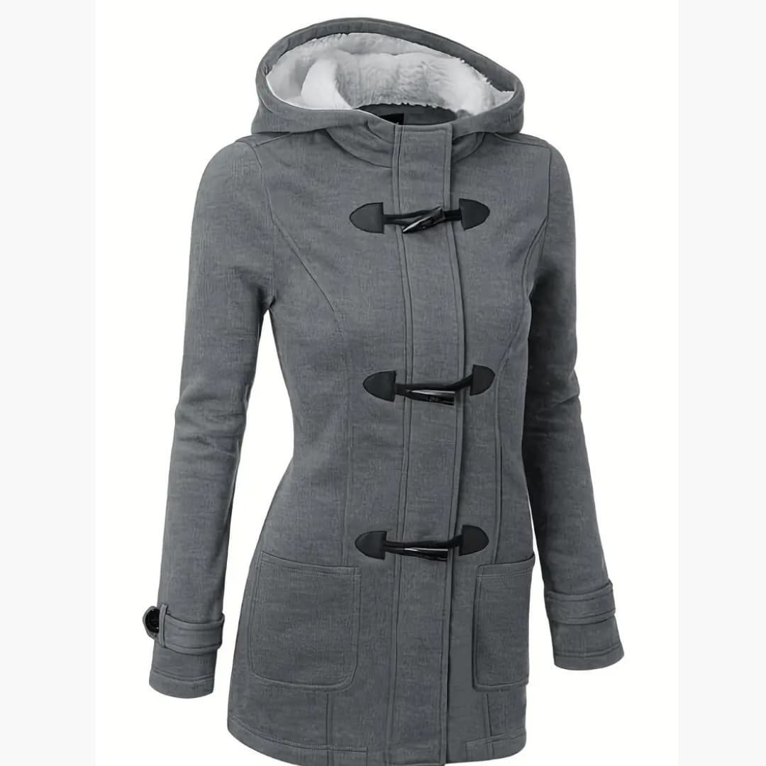 Drune | Stilvolle Graue Winterjacke Für Damen