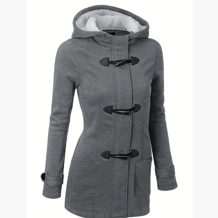 Drune | Stilvolle Graue Winterjacke Für Damen
