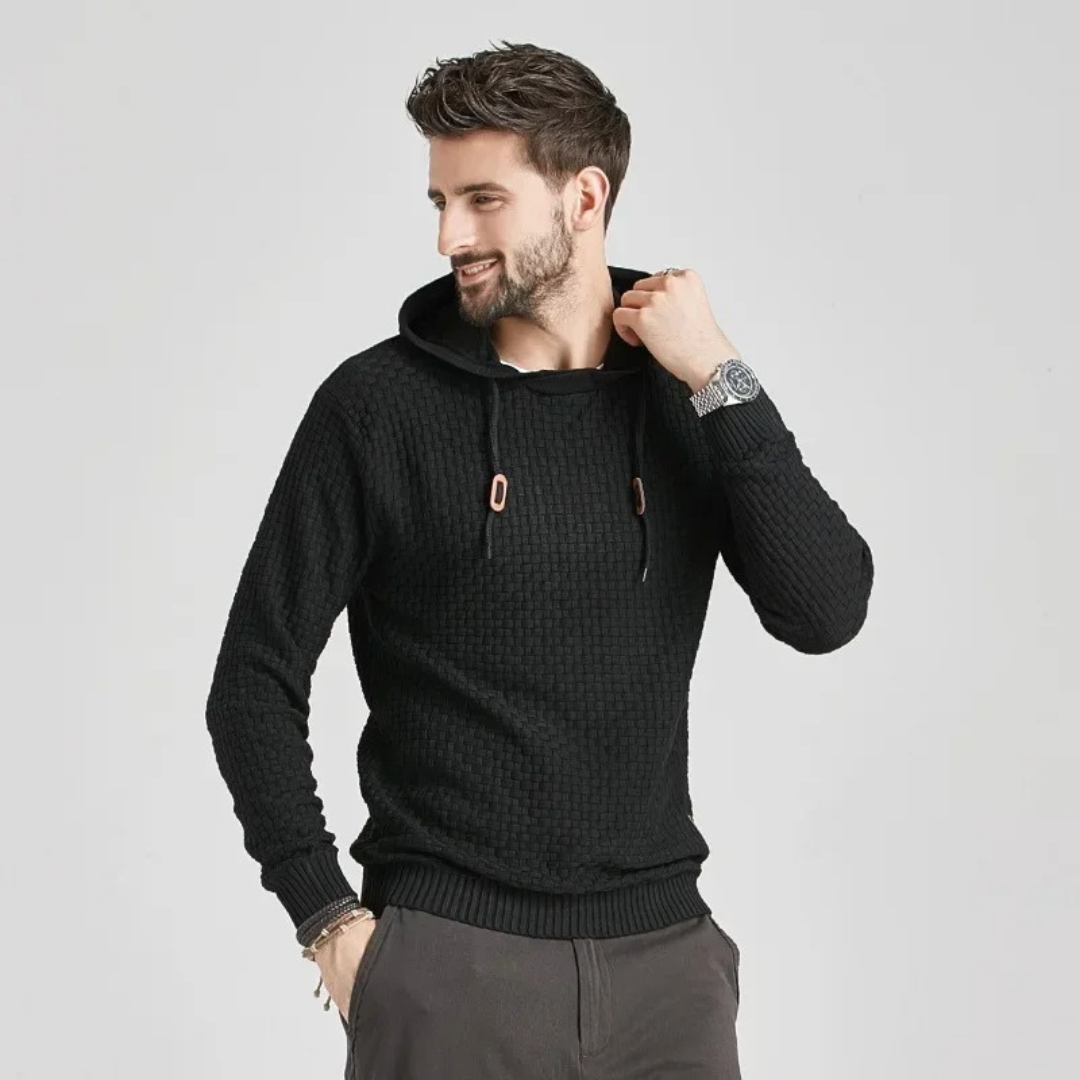 Drune | Kapuzenpullover Kariert - Moderner Freizeit-Hoodie für Alltag und Sport