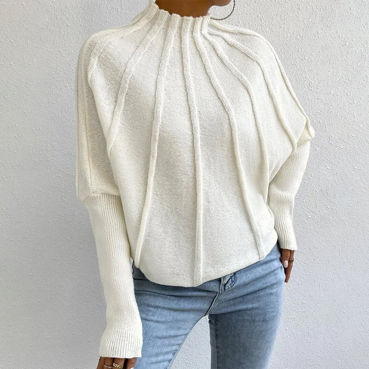 Drune | Kaschmir-Strickpullover mit Fledermausärmeln
