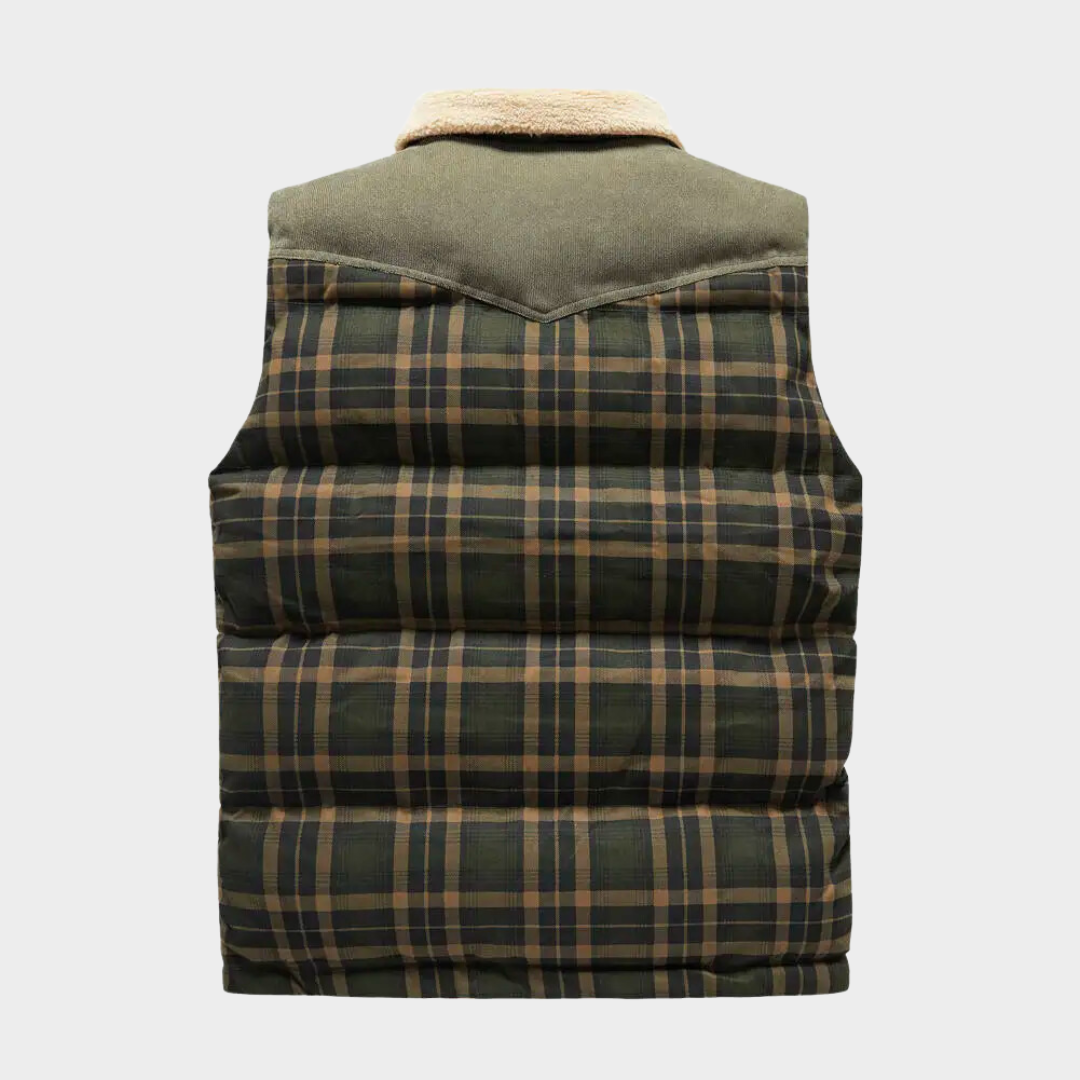 Drune | Klassisch kariertes Herren Bodywarmer